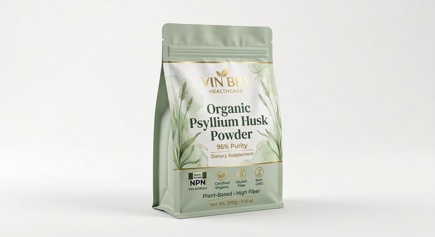 Organic Psyllium Husk by Vin Bio Healthcare